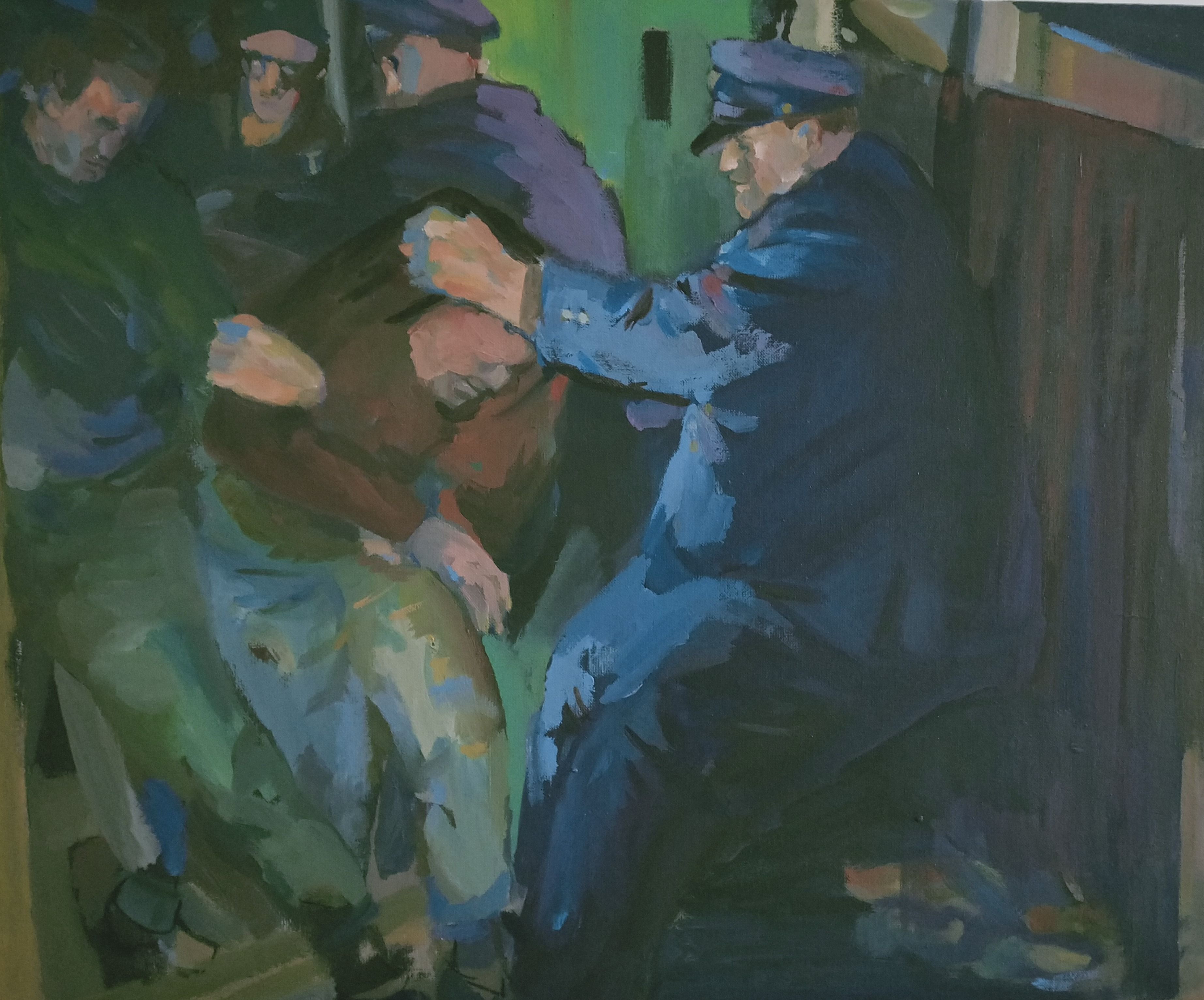 Gros flic - 73X50 cm
