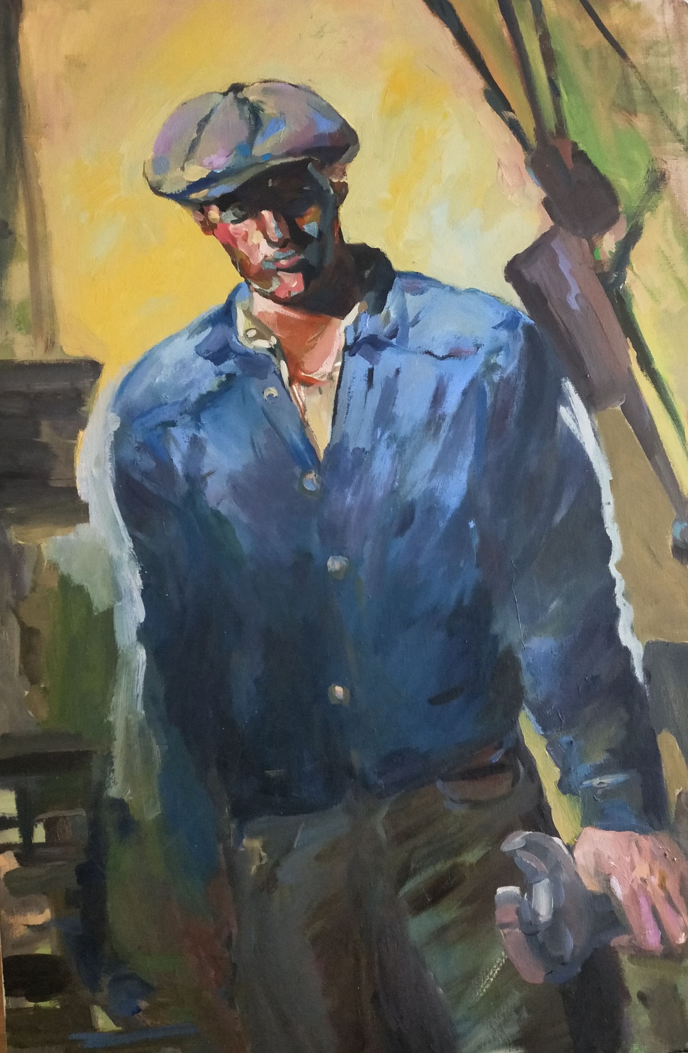 Homme clef - 116X81 cm