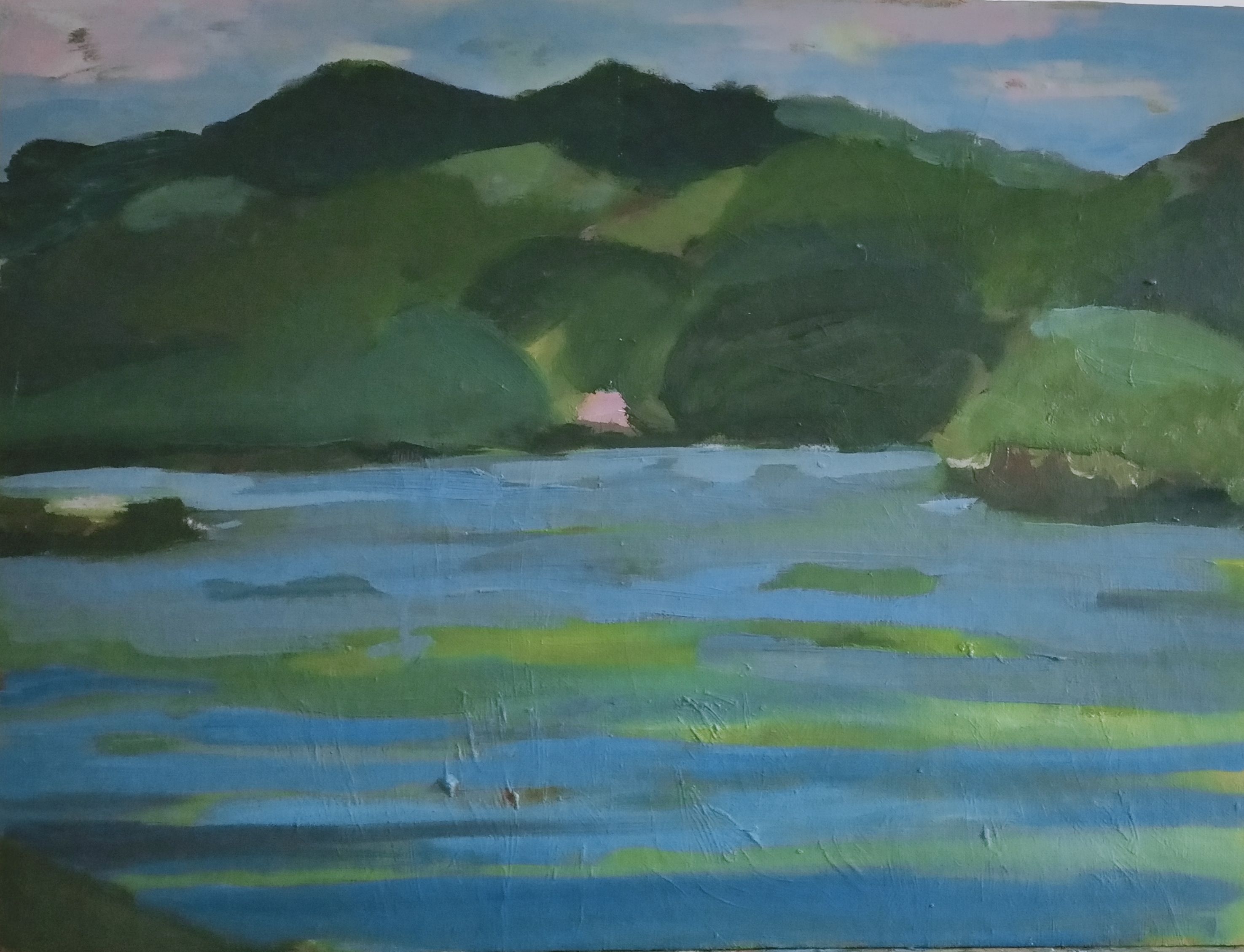 Paysage Île - 60X46 cm
