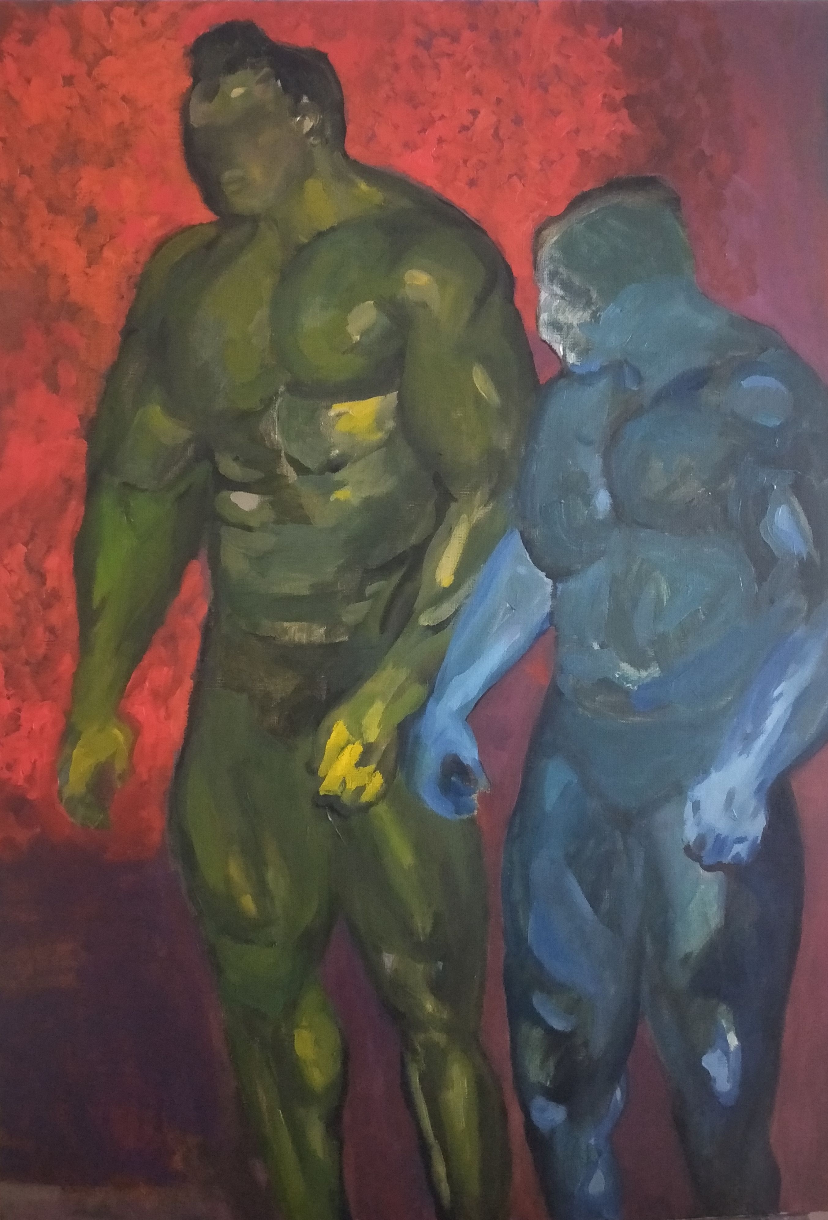 body builders - 92X65 cm
