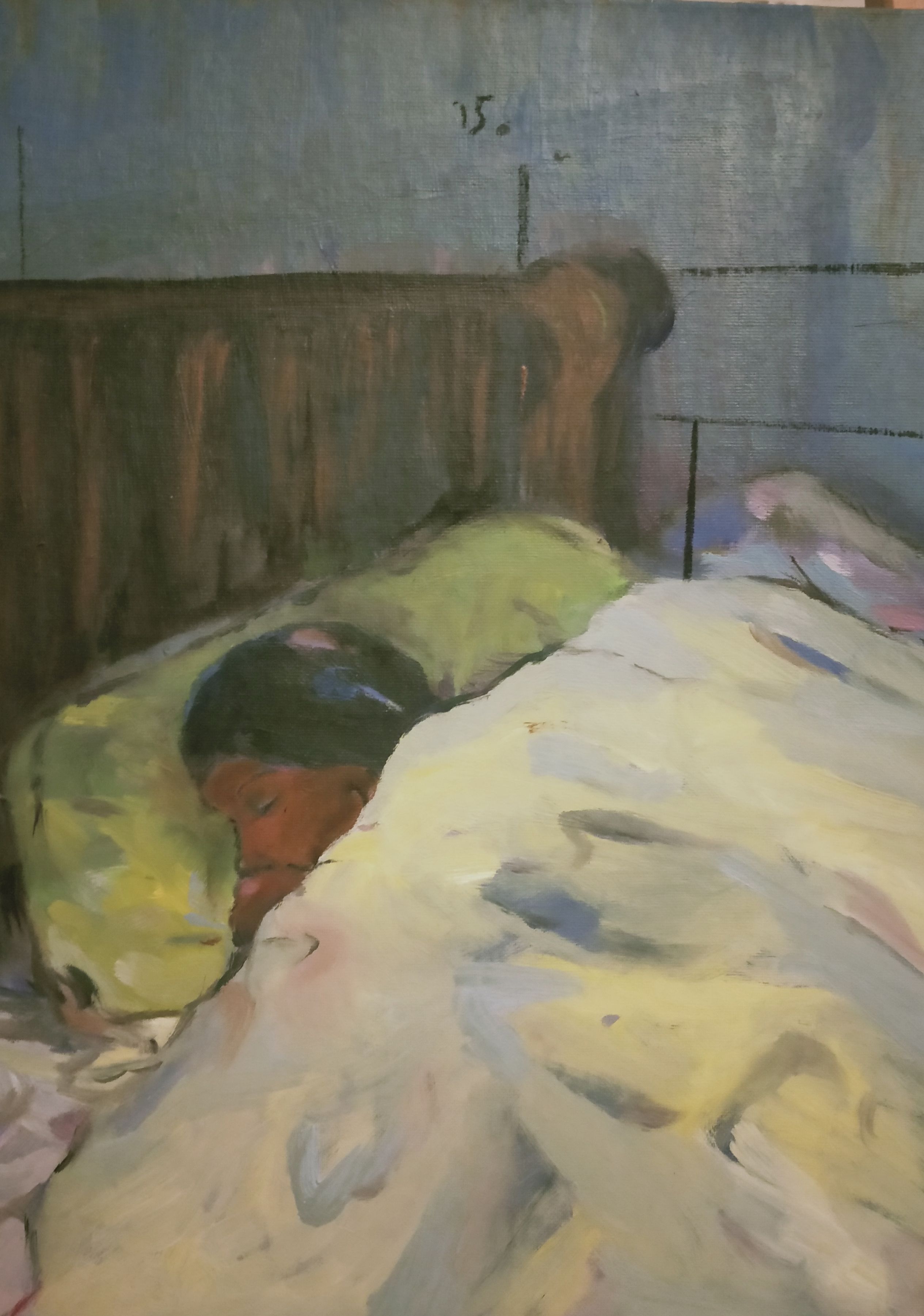 Dans la couette - 40X30 cm