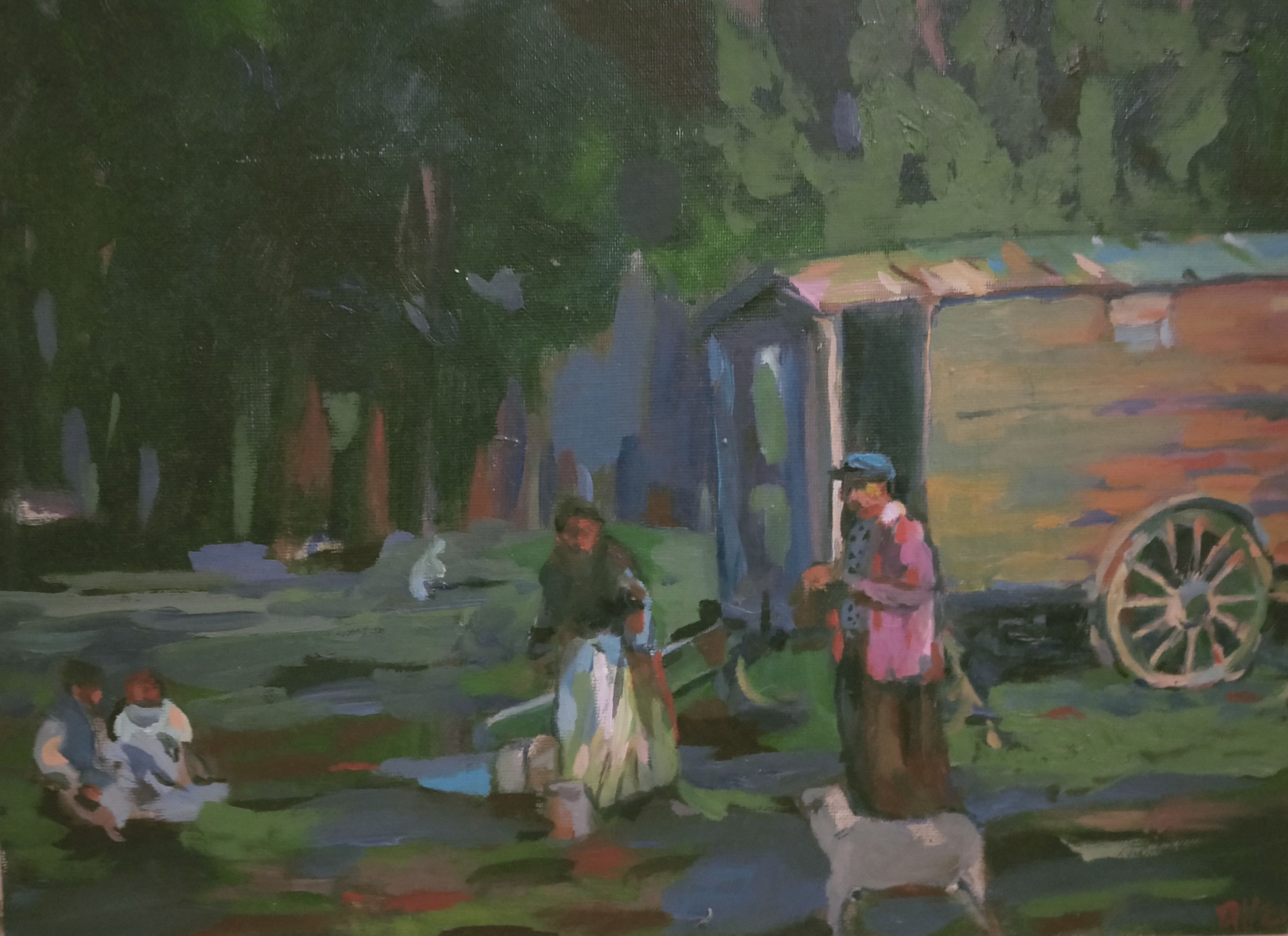 Gitans - 33X24 cm