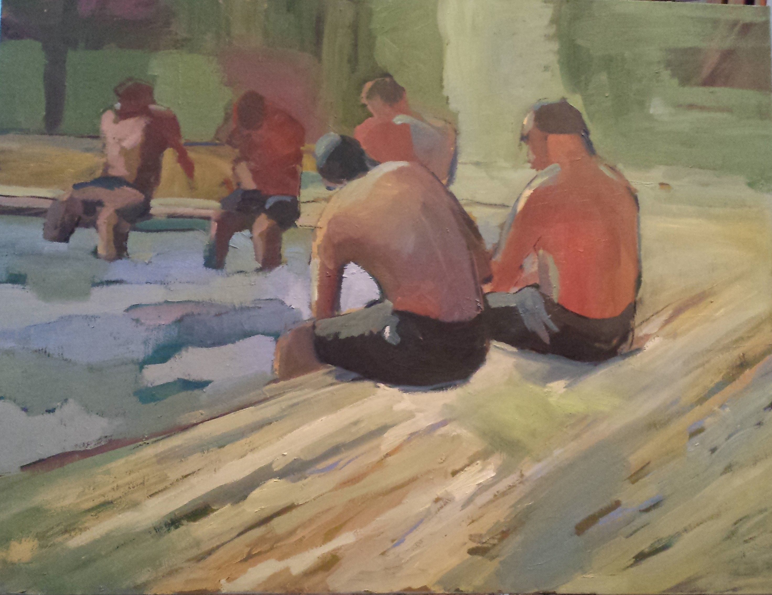 Jeunes piscine - 116X73 cm